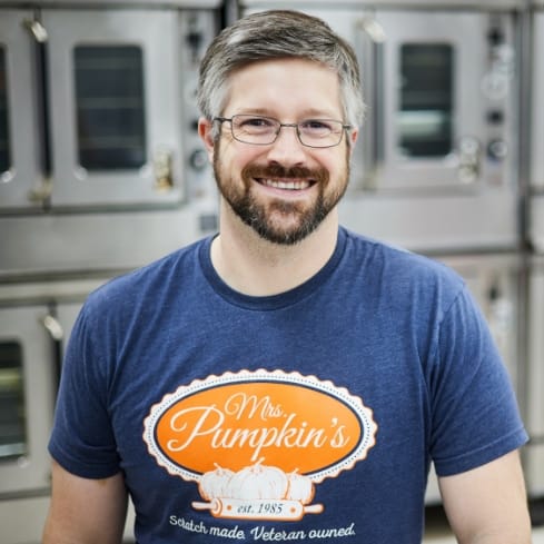 Photo of McFall, co-owner of Mrs. Pumpkins